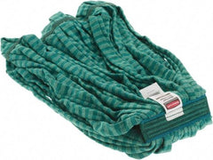 Rubbermaid - Green Head Band, Large Microfiber Mop Pad - Apex Tool & Supply