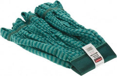 Rubbermaid - Green Head Band, Medium Microfiber Mop Pad - Apex Tool & Supply