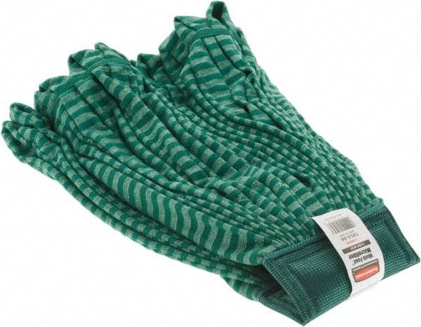 Rubbermaid - Green Head Band, Large Microfiber Mop Pad - Apex Tool & Supply