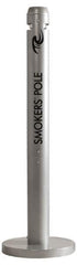 Rubbermaid - Aluminum Cigarette & Cigar Receptacle - 7" Wide x 41" High - Apex Tool & Supply