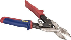 Irwin - 1-5/16" Length of Cut, Left Pattern Aviation Snip - 10" OAL, ProTouch Handle, 18 AWG Steel Capacity - Apex Tool & Supply