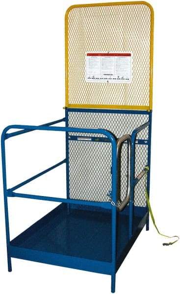 Vestil - 89" Platform - Forklift Work Platform, 1,000 Lb Capacity, 89-5/8" Platform Height, 36" Base Width x 48" Base Depth - Apex Tool & Supply