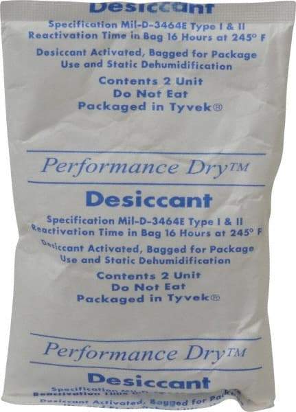 Made in USA - 2 Ounce Desiccant Packet - Silica Gel - Apex Tool & Supply