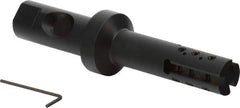Seco - 1.18" Cut Diam, 1.57" Max Depth of Cut, 1" Shank Diam, Indexable Thread Mill - 40mm Insert Size, 3 Inserts, Toolholder Style R396.19, 6.04" OAL - Apex Tool & Supply