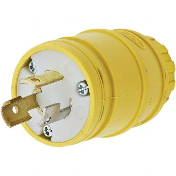 Hubbell Wiring Device-Kellems - 125V 20A NEMA L5-15P Industrial Twist Lock Plug - Apex Tool & Supply