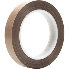 3M - 36 Yd x 3/4" Brown PTFE Film Tape - Apex Tool & Supply