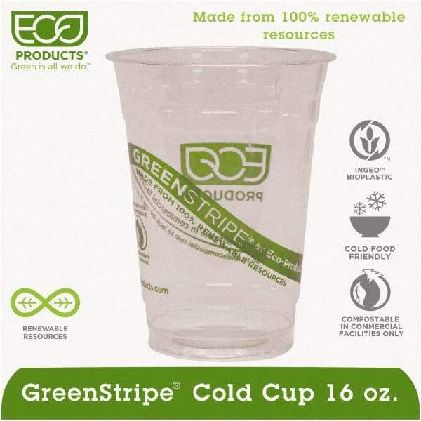 ECO PRODUCTS - Renewable & Compostable Cold Cups - 16 oz - Clear - Apex Tool & Supply