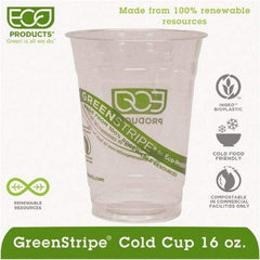 ECO PRODUCTS - Renewable & Compostable Cold Cups - 16 oz - Clear - Apex Tool & Supply