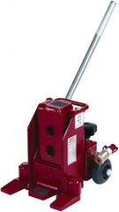 GKS - 5 Ton Capacity Toe Jack - 0.6" to 15-1/2" High, 5-1/2" Piston Stroke - Apex Tool & Supply