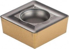 Iscar - SCMT432 Grade IC807 Carbide Turning Insert - TiAlN Finish, 90° Square, 1/2" Inscr Circle, 3/16" Thick, 1/32" Corner Radius - Apex Tool & Supply