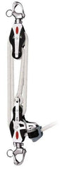 Ronstan - 830 Lb Lifting Capacity, 7-1/2' Lift Height, Block & Tackle Hoist - Made from Rope - Apex Tool & Supply