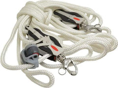 Ronstan - 1,240 Lb Lifting Capacity, 8-1/2' Lift Height, Block & Tackle Hoist - Made from Rope - Apex Tool & Supply