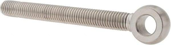 Gibraltar - 5/8-11, External Male Thread, Stainless Steel, Eye Hole Head, Rod End - Uncoated, 5/8" Shank Diam, 6" Hole Center to End, Grade 304, 5-1/4" Thread Length - Apex Tool & Supply
