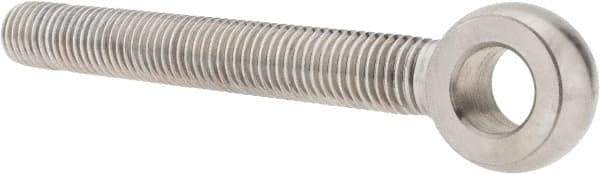 Gibraltar - 3/4-10, External Male Thread, Stainless Steel, Eye Hole Head, Rod End - Uncoated, 3/4" Shank Diam, 6" Hole Center to End, Grade 304, 5-1/8" Thread Length - Apex Tool & Supply