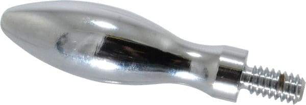 Gibraltar - 1/4-20 Threaded Stem, Fixed Handwheel & Machine Handle - Carbon Steel Bulb Shape Handle, 1/2" Long Carbon Steel Stem, 2" Handle Length, 2-1/2" OAL - Apex Tool & Supply