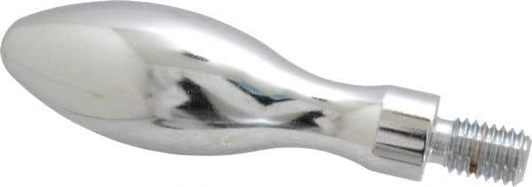 Gibraltar - 1/2-13 Threaded Stem, Fixed Handwheel & Machine Handle - Carbon Steel Bulb Shape Handle, 13/16" Long Carbon Steel Stem, 3-3/4" Handle Length, 4-9/16" OAL - Apex Tool & Supply