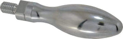 Gibraltar - 3/8-16 Threaded Stem, Revolving Handwheel & Machine Handle - Carbon Steel Bulb Shape Handle, 11/16" Long Carbon Steel Stem, 3-3/8" Handle Length, 4-1/16" OAL - Apex Tool & Supply