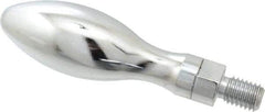 Gibraltar - 1/2-13 Threaded Stem, Revolving Handwheel & Machine Handle - Carbon Steel Bulb Shape Handle, 13/16" Long Carbon Steel Stem, 4" Handle Length, 4-13/16" OAL - Apex Tool & Supply