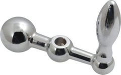 Gibraltar - 9/16" Hub Diam x 9/16" Hub Height Solid Crank Handle - 5/16" Reamed Bore, 1" Knob Diam, 2-9/16" High, 2-1/2" Center to Center, Steel - Apex Tool & Supply
