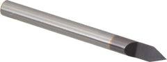 Value Collection - 60° Incl Angle, 3/16" Shank Diam, 1-1/2" OAL, 3/16" Cut Diam, Conical Engraving Cutter - 0.162" LOC, Right Hand Cut, Micrograin Solid Carbide, AlTiN+ Finish - Apex Tool & Supply