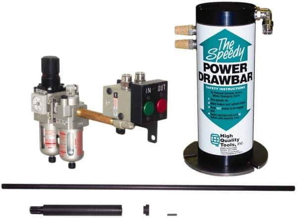 High Quality Tools - 23" OAL, 7" Hex Length, 4" Bar Length, 7/16-20 Milling Machine Drawbar - Compatible with Universal R8 Mills - Apex Tool & Supply