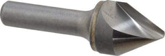Hertel - 1" Head Diam, 1/2" Shank Diam, 1 Flute 60° Solid Carbide Countersink - Bright Finish, 3" OAL, Single End, Straight Shank, Right Hand Cut - Apex Tool & Supply
