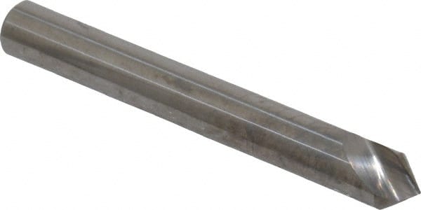 Hertel - 3/16" Head Diam, 3/16" Shank Diam, 1 Flute 82° Solid Carbide Countersink - Apex Tool & Supply
