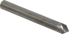 Hertel - 3/16" Head Diam, 3/16" Shank Diam, 1 Flute 82° Solid Carbide Countersink - Apex Tool & Supply