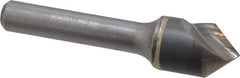 Hertel - 5/8" Head Diam, 3/8" Shank Diam, 1 Flute 82° Solid Carbide Countersink - Bright Finish, 2-5/8" OAL, Single End, Straight Shank, Right Hand Cut - Apex Tool & Supply