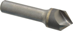 Hertel - 3/4" Head Diam, 1/2" Shank Diam, 1 Flute 90° Solid Carbide Countersink - Apex Tool & Supply
