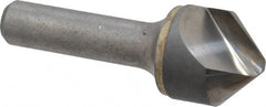 Hertel - 1" Head Diam, 1/2" Shank Diam, 1 Flute 90° Solid Carbide Countersink - Apex Tool & Supply