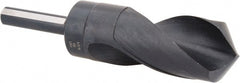 Hertel - 1-7/16" Drill, 118° Point, High Speed Steel Silver Deming & Reduced Shank Drill Bit - Apex Tool & Supply