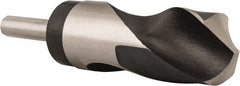 Hertel - 1-1/2" Drill, 118° Point, High Speed Steel Silver Deming & Reduced Shank Drill Bit - Apex Tool & Supply
