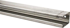 National Mfg. - 12 Ft Long, 450 Lb Capacity, Straight Boxrail - Galvanized, Series 5116 - Apex Tool & Supply