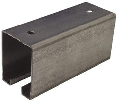 National Mfg. - 8 Ft Long, 450 Lb Capacity, Straight Boxrail - Galvanized, Series 5116 - Apex Tool & Supply