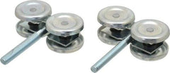 National Mfg. - 2 Piece, Zinc, Box Rail Hanger with Bolt - Use with Square Box Track - Apex Tool & Supply