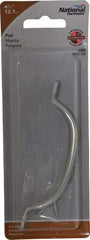 National Mfg. - 4.777" Long x 0.7" Wide x 1.005" High, Utility Pull - Zinc Plated, Steel, 4.153" Center to Center - Apex Tool & Supply