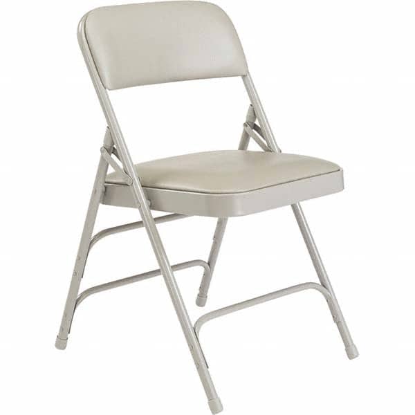 National Public Seating - Folding Chairs Pad Type: Folding Chair w/Vinyl Padded Seat Material: Vinyl; Steel - Apex Tool & Supply