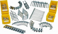 Triton - 95 Piece, Pegboard Hook Set - Zinc Alloy & Steel - Apex Tool & Supply