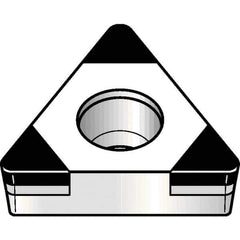 Kennametal - TCGW1.81.51 MT Grade KBH20 PCBN Turning Insert - Nano-Composite Finish, 60° Triangle, 7/32" Inscr Circle, 3/32" Thick, 1/64" Corner Radius - Apex Tool & Supply