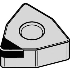 Kennametal - WNGA432 F Grade KD1425 Polycrystalline Diamond (PCD) Turning Insert - 80° Trigon, 1/2" Inscr Circle, 3/16" Thick, 1/32" Corner Radius - Apex Tool & Supply