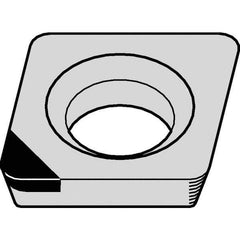 Kennametal - CDHB1.20.60.5 F Grade KD1425 Polycrystalline Diamond (PCD) Turning Insert - 80° Diamond, 5/32" Inscr Circle, 0.04 Thick, 0.0079" Corner Radius - Apex Tool & Supply