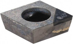 Kennametal - CPGW21.50.5 F Grade KD1400 Polycrystalline Diamond (PCD) Turning Insert - 80° Diamond, 1/4" Inscr Circle, 3/32" Thick, 0.008" Corner Radius - Apex Tool & Supply