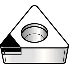 Kennametal - TPGW32.52 F Grade KD1425 Polycrystalline Diamond (PCD) Turning Insert - 60° Triangle, 3/8" Inscr Circle, 5/32" Thick, 1/32" Corner Radius - Apex Tool & Supply