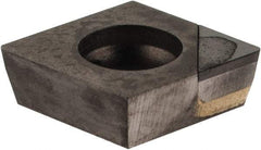 Kennametal - CPGW21.50.5 F Grade KD1425 Polycrystalline Diamond (PCD) Turning Insert - 80° Diamond, 1/4" Inscr Circle, 3/32" Thick, 0.0079" Corner Radius - Apex Tool & Supply