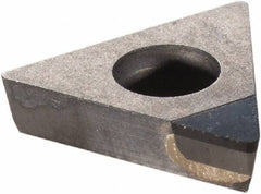 Kennametal - TPGW21.51 F Grade KD1425 Polycrystalline Diamond (PCD) Turning Insert - 60° Triangle, 1/4" Inscr Circle, 3/32" Thick, 1/64" Corner Radius - Apex Tool & Supply