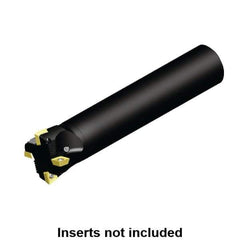 Kennametal - 1-1/4" Cut Diam, 0.433" Max Depth of Cut, 1" Shank Diam, Indexable Plunge End Mill - Straight Shank, SD.T 43.. Insert Style, KISZR Toolholder Style, Through Coolant - Apex Tool & Supply
