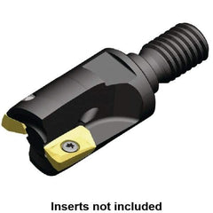 Kennametal - 40mm Cut Diam, 9.9mm Max Depth of Cut, 40mm OAL, Indexable Square Shoulder End Mill - EC10.., EP10.. Inserts, M16 Modular Connection, 0° Lead Angle, Through Coolant - Apex Tool & Supply