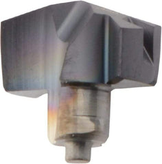 Iscar - Series ICM, 0.488" Diam Grade IC908 140° Replaceable Drill Tip - Carbide, TiAlN Finish, 12 Seat Size, Through Coolant - Apex Tool & Supply