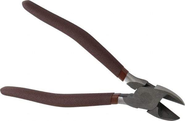 Paramount - 7-1/2" OAL, Diagonal Cutter - 1" Jaw Length x 31/32" Jaw Width, Oval Head, Double Injection Molded Handle - Apex Tool & Supply